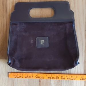 Vintage Chocolate Brown Pierre Cardin Handbag